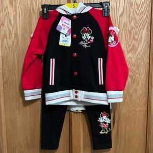 Disney/Minnie Mouse Girl’s size 5. 3 piece set.